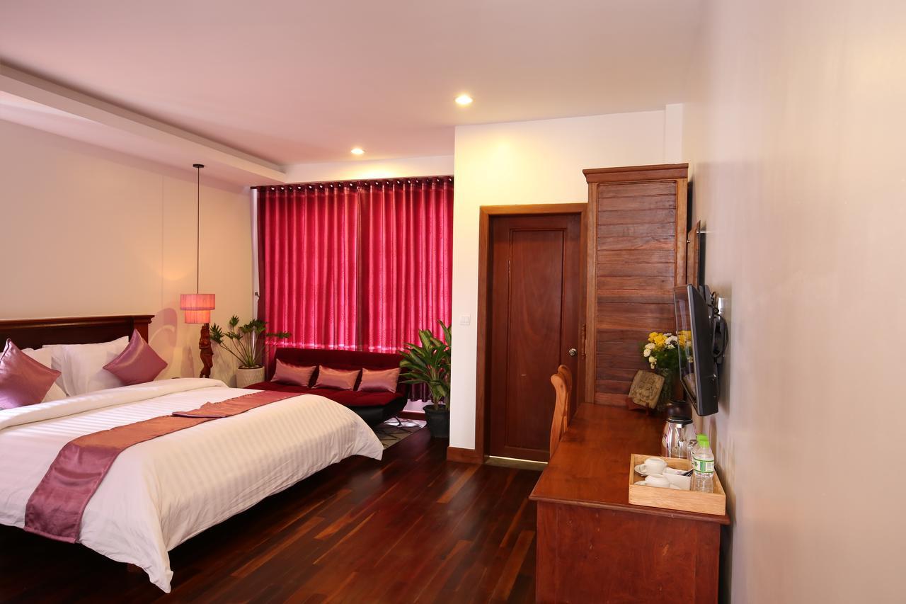Holy Angkor Deluxe Hotel Sziemreap Kültér fotó